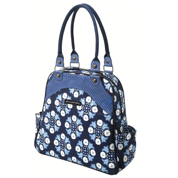 Petunia Pickle Bottom Handbags - NEW Petunia Pickle Bottom Sashy Satchel in Classic Cornflower